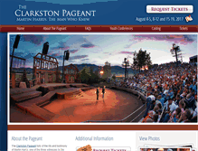 Tablet Screenshot of clarkstonpageant.org